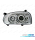 PHARES POUR VOLKSWAGEN VW GOLF 3 ANGEL EYES FOND CHROMÉ H1 H1