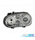 PHARES VOLKSWAGEN VW GOLF 4 97-03 LOOK R32 FOND CHROME