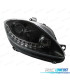 PHARES SEAT LEON ALTEA ET TOLEDO 04-09 DAYLIGHT LED FOND NOIR