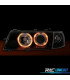 PHARES POUR OPEL VECTRA A 88-95 ANGEL EYES FOND NOIR
