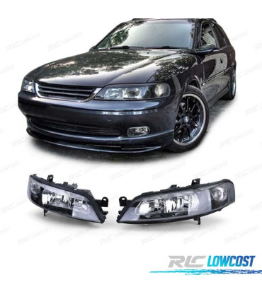 PHARES POUR OPEL VECTRA B 99-02 FOND NOIR