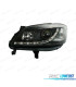 PHARES POUR OPEL ZAFIRA 99-05 DAYLIGHT LED FOND NOIR