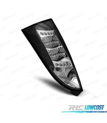 FEUX ARRIÈRE POUR FORD FOCUS MK1 98-04 LED FOND NOIR