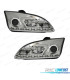 PHARES FORD FOCUS 04-08 DAYLIGHT FOND CHROMÉ