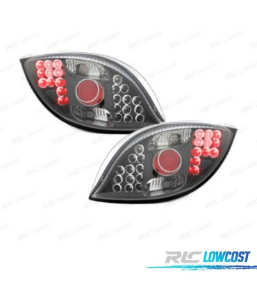 FEUX ARRIÈRE FORD KA 96-08 LED FOND NOIR