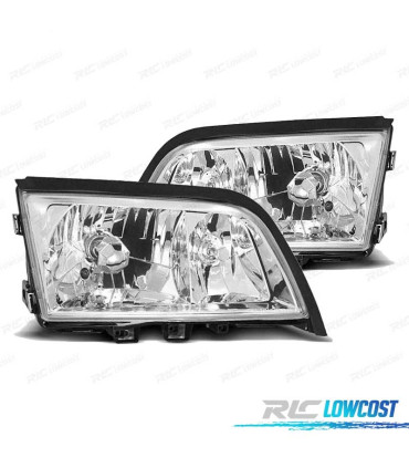 PHARES MERCEDES W202 93-00 FOND CHROMÉ