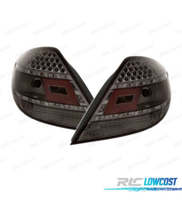 FEUX ARRIÈRE POUR MERCEDES SLK R171 LED FOND CHROMÉ FUMÉ