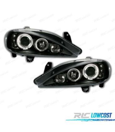 PHARES RENAULT MEGANE 99-02 ANGEL EYES FOND NOIR