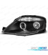 PHARES POUR CITROEN C3 03-09 ANGEL EYES FOND NOIR