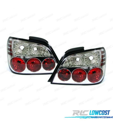 FEUX ARRIÈRE SUBARU IMPREZA 08-12 ROUGE CHROMÉ
