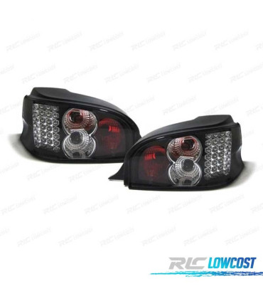 FEUX ARRIÈRE CITROEN SAXO 96-04 LED FOND NOIR