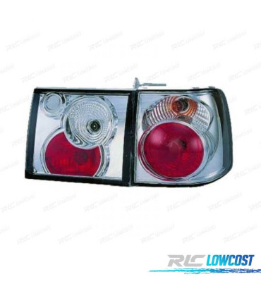 FEUX ARRIÈRE VOLKSWAGEN VW PASSAT 93-96 FOND CHROMÉ