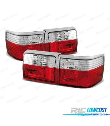 FEUX ARRIÈRE AUDI 80 AVANT 86-91 ROUGE CHROMÉ