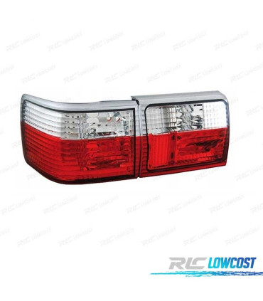 FEUX ARRIÈRE AUDI 80 AVANT 86-91 ROUGE CHROMÉ