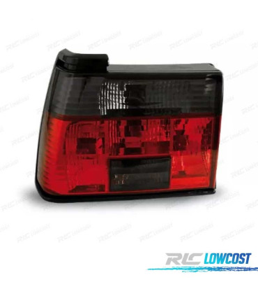 FEUX ARRIÈRE POUR VOLKSWAGEN VW JETTA 84-91 ROUGE FUMÉ