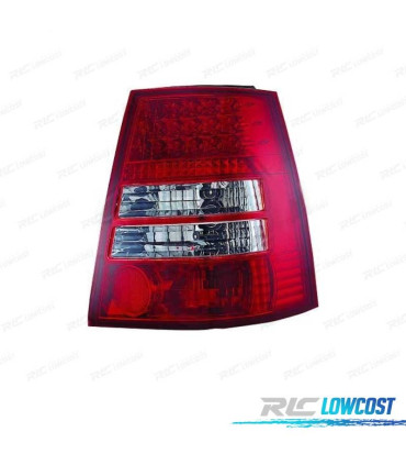 FEUX ARRIÈRE VOLKSWAGEN VW GOLF 3 91-98 LED ROUGE CHROMÉ