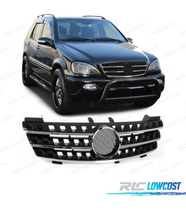 CALANDRE MERCEDES ML W164 05-08 NOIR CHROMÉ