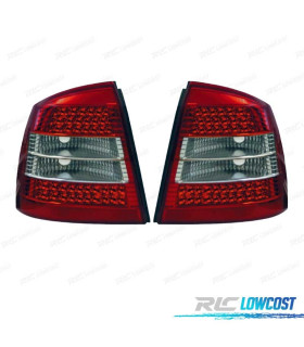 FEUX ARRIÈRE OPEL ASTRA G 2P 4P 97-04 LED ROUGE FUMÉ