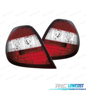 FEUX ARRIÈRE LED RENAULT CLIO 05-09 ROUGE