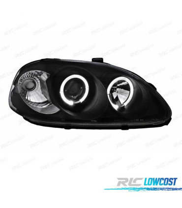 PHARES HONDA CIVIC 96-98 ANGEL EYES FOND NOIR