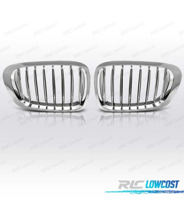 CALANDRES AVANT BMW E46 COUPÉ + CABRIO 99-03 CHROMÉ