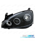 PHARES OPEL CORSA C 00-06 ANGEL EYES CCFL FOND NOIR