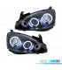 PHARES OPEL CORSA C 00-06 ANGEL EYES CCFL FOND NOIR