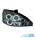PHARES FORD FOCUS 98-01 ANGEL EYES CCFL FOND CHROMÉ