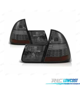 FEUX ARRIÈRE BMW E46 98-05 LED FOND CHROMÉ FUMÉ