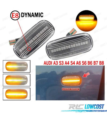 CLIGNOTANTS LATÉRAUX AUDI A4 B6 00-04 A4 B7 11.04-08 LED BLANC