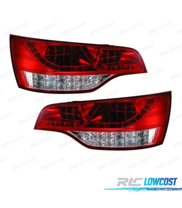 FEUX ARRIÈRE AUDI Q7 05-09 LED ROUGE CHROME