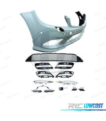 PARE CHOCS FRONTAL MERCEDES W204 LOOK AMG C63 07-11