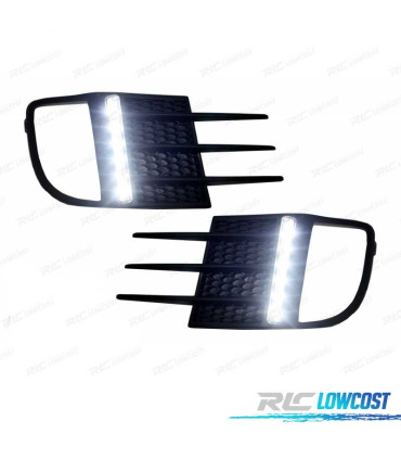 GRILLES FEUX DIURNES VOLKSWAGEN VW GOLF 6 MKVI 08-12 + ANTIBROUILLARD