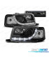 PHARES LED DAYLIGHT AUDI 80 91-94 FOND NOIR