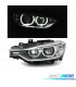 PHARES BMW F30 11-15 LED ANGEL EYES FOND NOIR