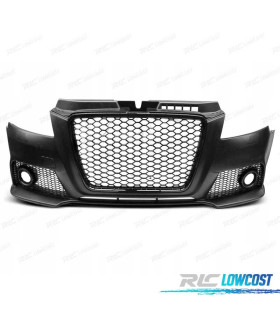 PARE CHOCS FRONTAL AUDI A3 8P 08-12 LOOK RS3 NOIR SRA