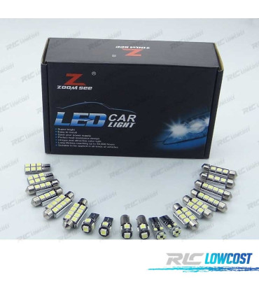 KIT 23 AMPOULES LED INTÉRIEUR AUDI A4 S4 RS4 B6 B7 AVANT WAGON UNIQUEMENT 2002-2008