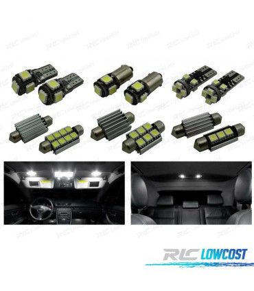 KIT 23 AMPOULES LED INTÉRIEUR AUDI A4 S4 RS4 B6 B7 AVANT WAGON UNIQUEMENT 2002-2008