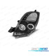 PHARES TOYOTA YARIS 06-09 ANGEL EYES CCFL FOND NOIR