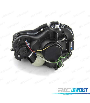 PHARES MERCEDES CLASSE CLK W209 02-09 FEUX DE JOUR CHROME FOND