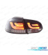 FEUX ARRIÈRE VOLKSWAGEN VW GOLF 6 08-12 LED FOND NOIR CHROME