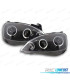 PHARES OPEL CORSA C 00-06 ANGEL EYES LED FOND NOIR