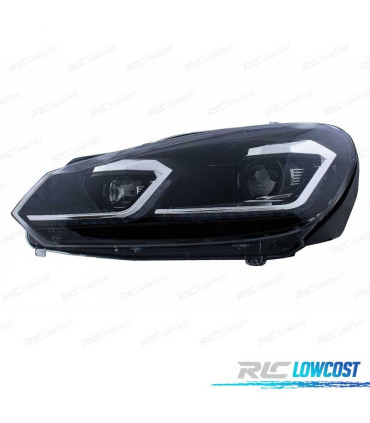 PHARES VOLKSWAGEN VW GOLF 6 08-13 LOOK ARGENT GOLF 7 DYNAMIQUES