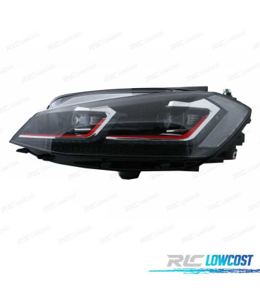 PHARES VOLKSWAGEN VW GOLF 7.5 17-19 FULL LED DYNAMIQUES LOOK GTI
