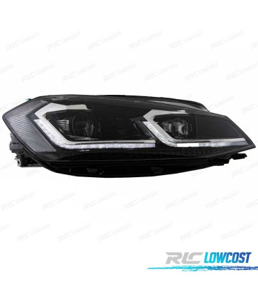 PHARES LED DYNAMIQUES VOLKSWAGEN VW GOLF 7.5 17-19 LOOK R LINE