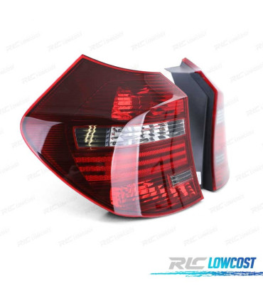 FEUX ARRIÈRE BMW E81 E87 LCI 07-11 ROUGE FUMÉ