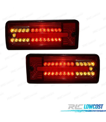 FEUX ARRIÈRE MERCEDES CLASSE G W463 89-13 FULL LED ROUGE LOOK AMG G55
