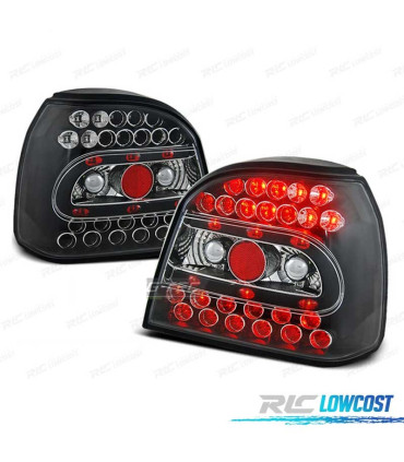 FEUX ARRIÈRE LED VOLKSWAGEN VW GOLF 3 91-97 NOIR
