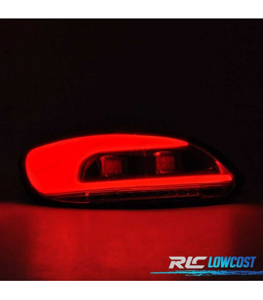 FEUX ARRIÈRE POUR VOLKSWAGEN VW SCIROCCO 08-14 CARDNA LOOK R-LINE FULL LED ROUGE FUMÉ