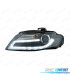 PHARES AUDI A4 B8 07-11 DAYLIGHT LED DRL FOND NOIR